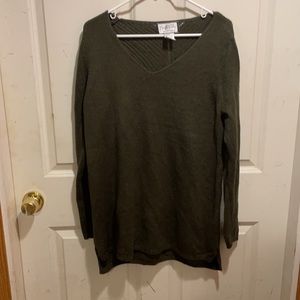 Mary McFadden XXL hunter green sweater NWOT